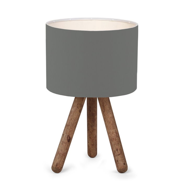 Opviq Lámpara de Mesa de Madera Gris Oscuro AYD-2941 Opviq Lámpara de Mesa de Madera Gris Oscuro AYD-2941